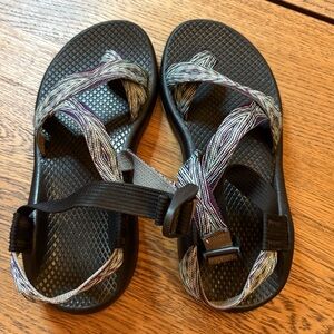 Chaco Z/2 Womens Sz 6 Purple/Aqua Web Toe Loop Hiking Water Sport Sandals